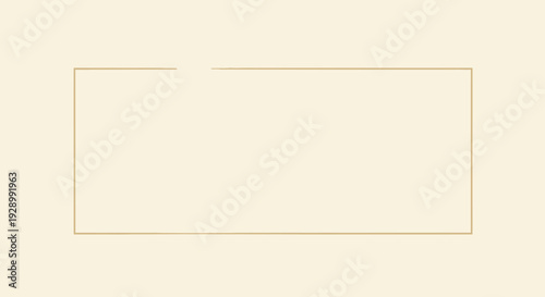 Simple Rectangular Frame with Minimalist Design.