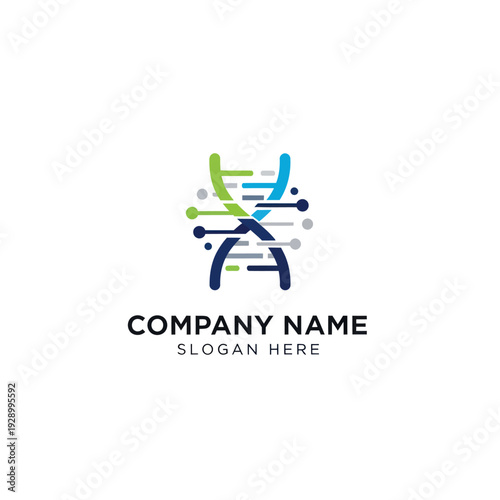 Modern Company Logo Design Template Placeholder.