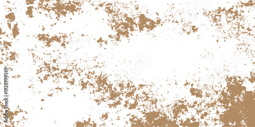 Old brown rusty metal surface with a rough grunge texture and macro detail of paint on weathered iron stone