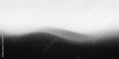 Abstract black and white grunge background featuring a dark textured stone wall pattern with a rough vintage paper surface and gray concrete material design