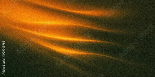 A smooth flowing yellow silk background with black abstract motion waves creates a soft gold textile pattern and satin fabric texture design for a luxury backdrop illustration