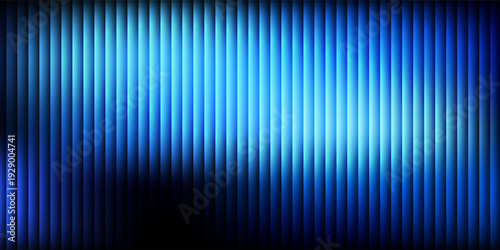 Futuristic neon texture with vibrant shades of blue green gradients and bright smooth fluted vertical lines. Bold dynamic design blending smooth tones and radiant colors for modern visual art project