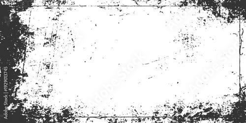 Wallpaper Mural Grunge Frame: An aged, weathered grunge frame, perfect for adding a touch of vintage charm and texture to your designs, providing a raw, artistic border with a classic, worn aesthetic. Torontodigital.ca