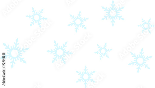 Falling Snowflakes Background