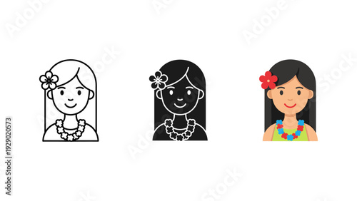 Cute bride cartoon evolution from sketch to colorful illustration wedding concept vector design