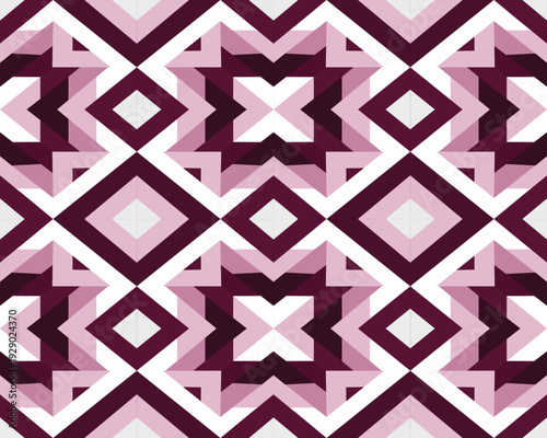 Abstract ethnic geometric pattern design for background or Wallpaper.