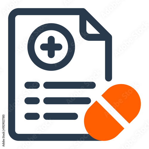 Medical Prescription Document with Approved Medication