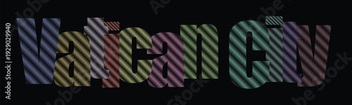 Vibrant, textured text spells 'Water City' on a dark background