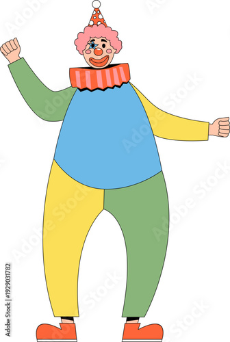 Circus Clown Illustration