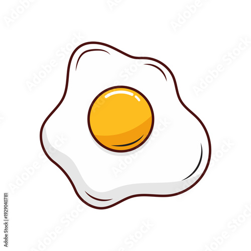 Fried Egg Illustrations Vector