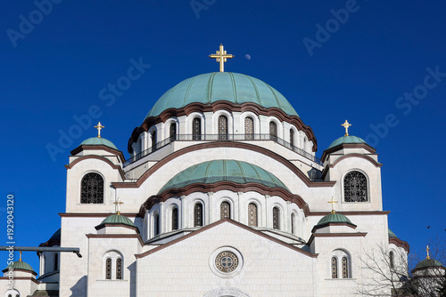 La cathédrale Saint-Sava à Belgrade en serbie