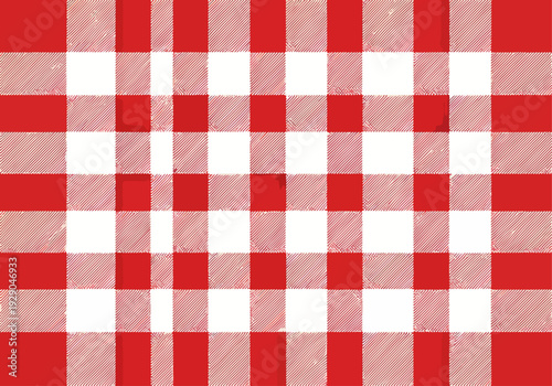 Calm woven plaid design in balanced light tones