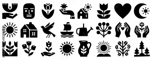 Halloween Doodle Icon Set