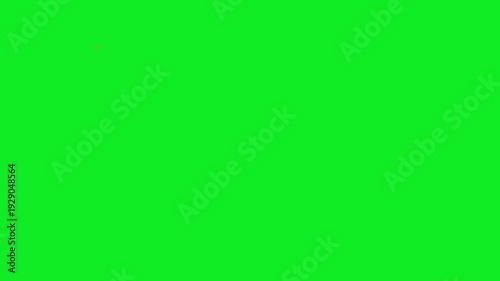 Large fire explosion with sparks and smoke on green screen background for chroma key vfx compositing