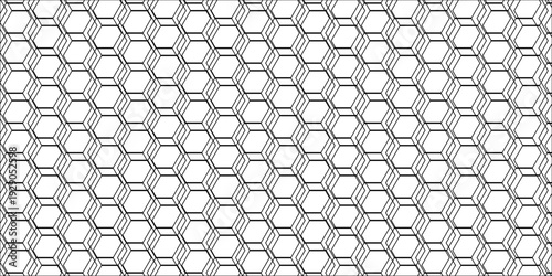 Hexagonal pattern cyberspace green background. Hexagon Grid tech pattern. Eps 10