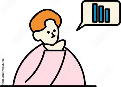 Businessman presenting data in modern meeting