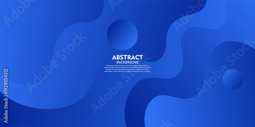 Abstract flowing blue wave background. Trendy wave element color background. Vector eps10