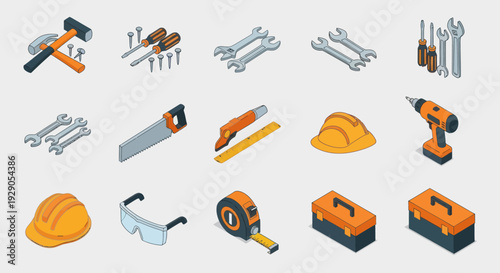 Collection of Various Tools and Equipment.