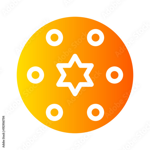 Seder Plate gradient icon