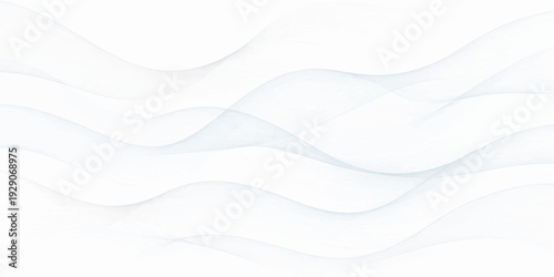 Abstract blue wavy background with smooth lines and soft texture