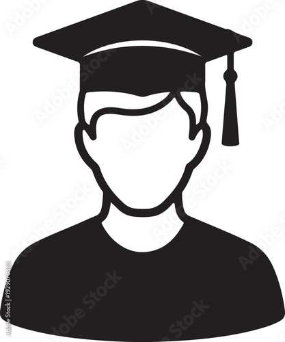 Graduation Student Icon Vector