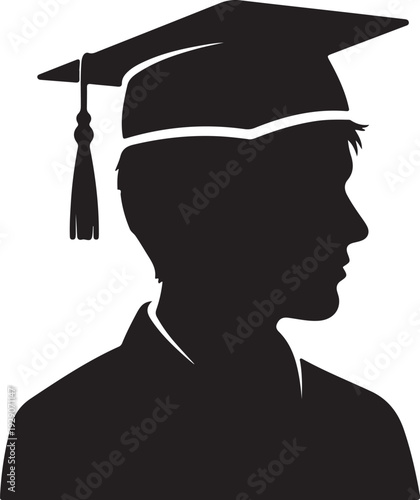Graduation Student Icon Vector