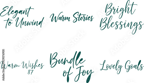 Elegant Bundle of Joy Typography