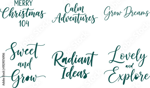 Christmas Typography Collection