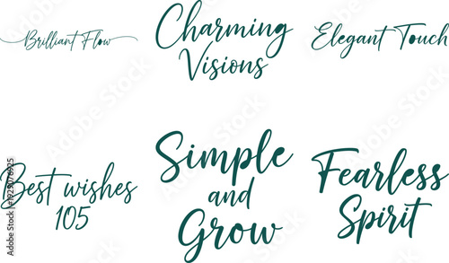 Elegant Calligraphy Fonts for Inspirational Quotes