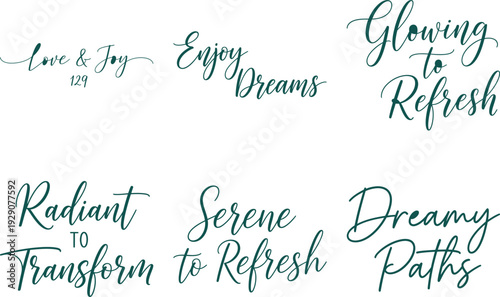 Inspirational Quotes Typography Collection