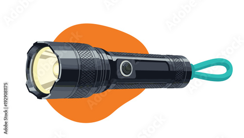 Sturdy black cooking pot with horizontal stripes and large side handles is displayed over colorful abstract background shapes.