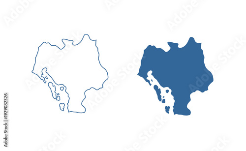 Ribe Denmark map showing highlighted location in Europe.