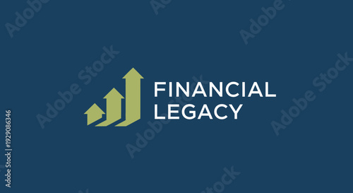 Financial Legacy logo with ascending bar chart symbolizing growth and success.