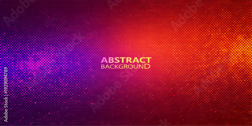 An abstract digital wallpaper featuring a purple binary code pattern on a glowing vector backdrop with colorful circles for a modern web technology banner or business concept illustration