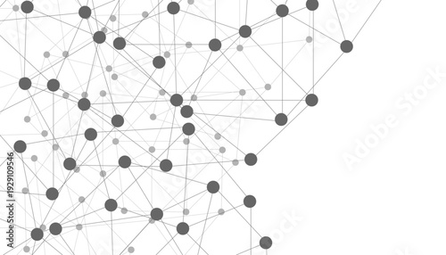 Abstract technology dot and line connection digital hi tech design concept background. Space for text. Vector illustration