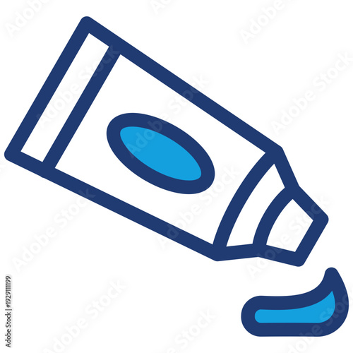 Toothpaste Blue Icon