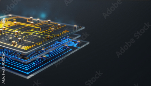 electronic circuit board with processor
