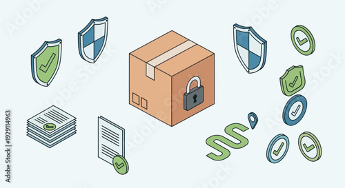 Secure Package Delivery with Safety Measures.