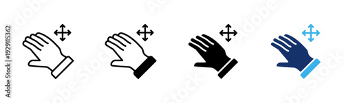 Drag icon sheet multiple style collection