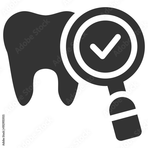Check Up Glyph Icon