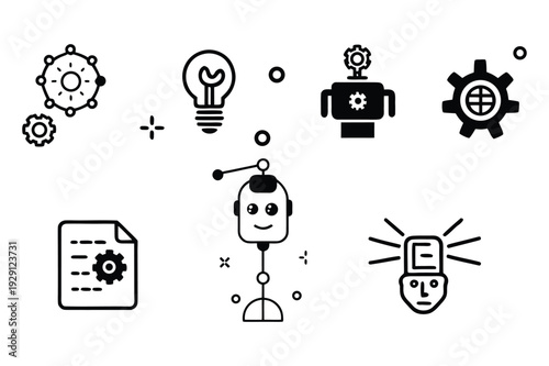 Minimalist placeholder for a vector file icon or graphic design template