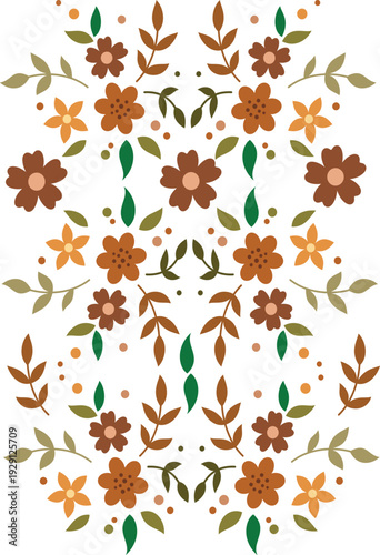 Flower color patern suitable for wallpaper