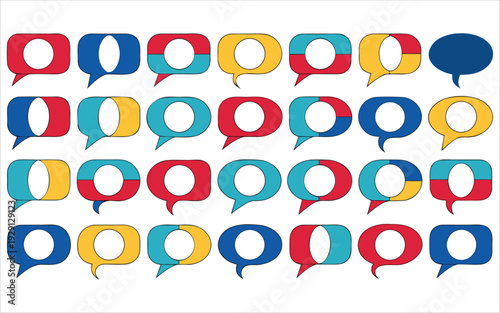 Conversation Cloud Speech Bubble Pack