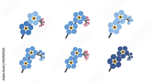 Forget Not Line soft minimal tone illustration