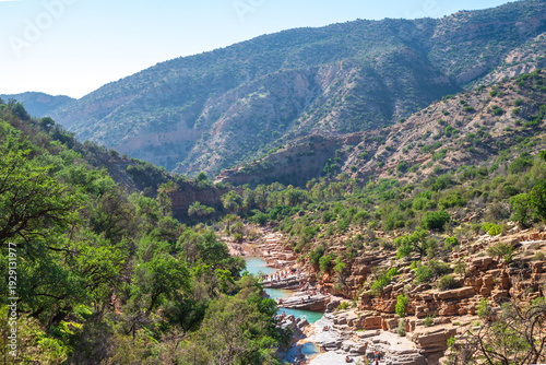 Paradise Valley in Morocco near the city of Agadir