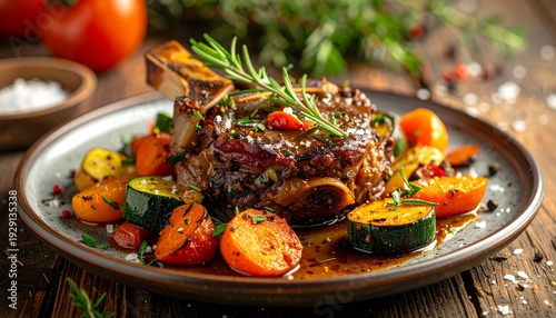 Italien – Osso Buco mit Ofengemüse