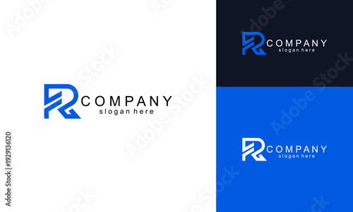Free Download initial modern FR abstract logo design vector - GFXLoad