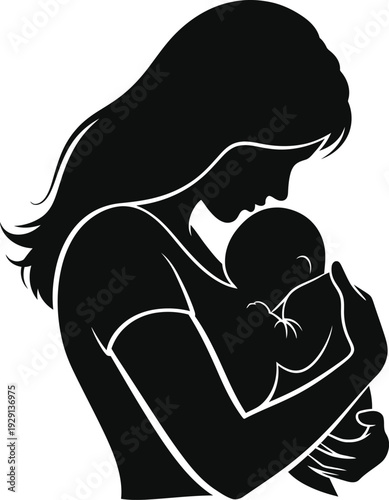 Mother's day tribute a mother's love silhouette