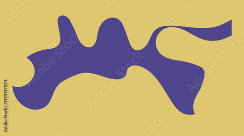 Abstract vector art background illustration featuring starry splashes and a minimalist animal silhouette icon design