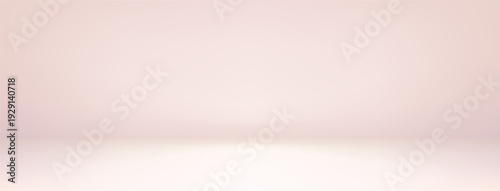 3d vector studio podium. Beige pink pastel color gradient background. Product display table shelf. Neutral beige color clean aesthetic photo shoot backdrop. Realistic silky cream color stage scene bg